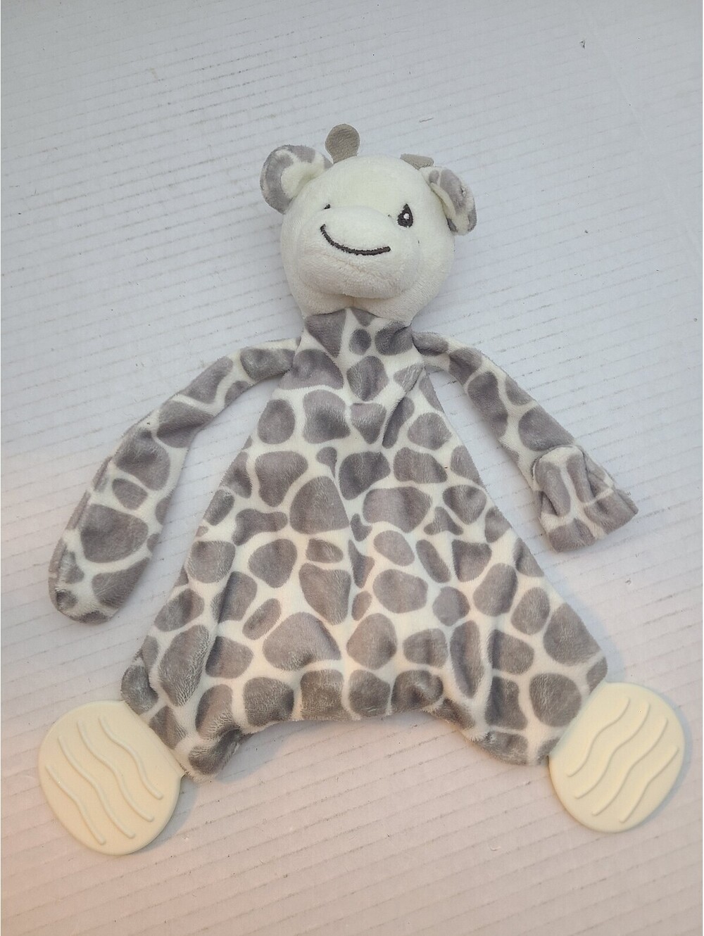 Modern Baby Giraffe Activity Security Blanket Lovey